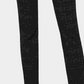 Calça jeans skinny estampada feminina Style &amp; Co Curvy-Fit, preta, tamanho 4