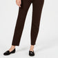 Calça Ponte Feminina Cambridge Pull-On Charter Club Marrom Escuro Tamanho 16S