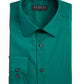 Camisa social masculina Alfatech By Alfani Slim Fit Performance Stretch Easy Care Solid, verde, tamanho 14,5x32-33