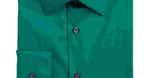 Camisa social masculina Alfatech By Alfani Slim Fit Performance Stretch Easy Care Solid, verde, tamanho 14,5x32-33