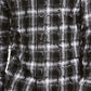 Camisa xadrez desfiada masculina INC International Concepts, branca, tamanho XX-G