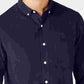 Camisa de veludo cotelê masculina Club Room azul escuro tamanho pequeno