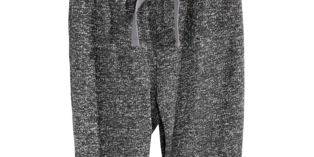 Calça jogger mesclada para meninos First Impressions, preta, tamanho 3T