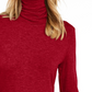 Blusa feminina de gola alta Maison Jules, vermelha, tamanho pequeno