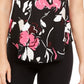 Camiseta feminina estampada Alfani vermelha - tamanho X-Large