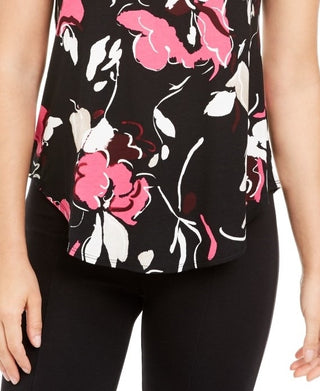 Camiseta feminina estampada Alfani vermelha - tamanho X-Large