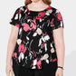 Camiseta estampada plus size feminina Alfani, tamanho vinho, tamanho 2X