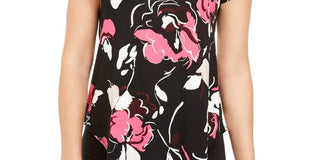 Camiseta estampada plus size feminina Alfani, tamanho vinho, tamanho 3X