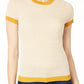 Suéter feminino Honeycomb Maison Jules, amarelo, tamanho pequeno