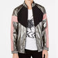 Jaqueta esportiva masculina com blocos de cores INC International Concepts, bege, tamanho grande