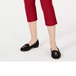 Calça jeans feminina Charter Club Tummy-Control Bristol Capri vermelha tamanho 2 Petite