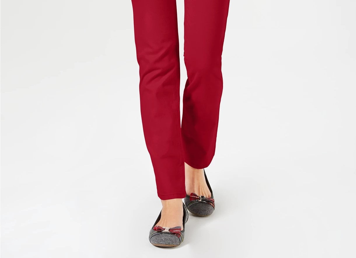 Calça jeans feminina Lexington reta Charter Club tamanho 4 Petite