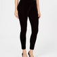 Leggings de veludo femininas JM Collection, azul, tamanho pequeno e pequeno