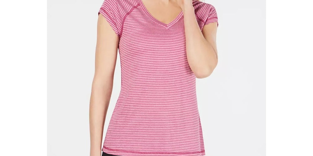 Camiseta feminina Ideology Fitness Workout Vinho Tamanho Médio