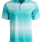 Polo masculino Attack Life Lambert Ombre Stripe Verde Tamanho Pequeno