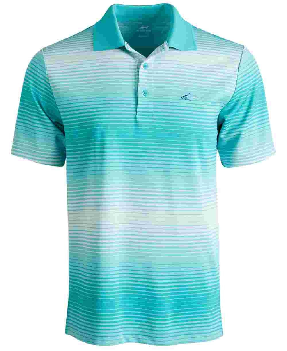Polo masculino Attack Life Lambert Ombre Stripe Verde Tamanho Pequeno