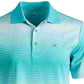 Polo masculino Attack Life Lambert Ombre Stripe Verde Tamanho Pequeno