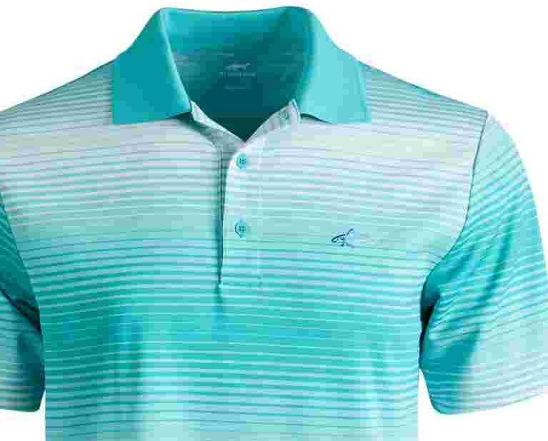 Polo masculino Attack Life Lambert Ombre Stripe Verde Tamanho Pequeno