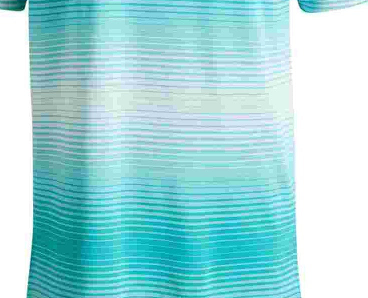 Polo masculino Attack Life Lambert Ombre Stripe Verde Tamanho Pequeno