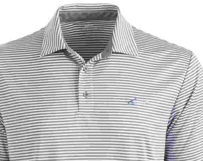 Attack Life Polo Masculino Regular Fit Performance Stretch Feeder Stripe Cinza Tamanho Pequeno