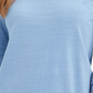 Top de crochê feminino Charter Club com detalhes em azul marinho, tamanho XX-G