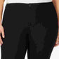 Calça reta plus size feminina Charter Club, preta, tamanho 20W