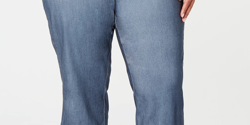 Calça skinny feminina Charter Club Tummy Control, azul, tamanho 22W