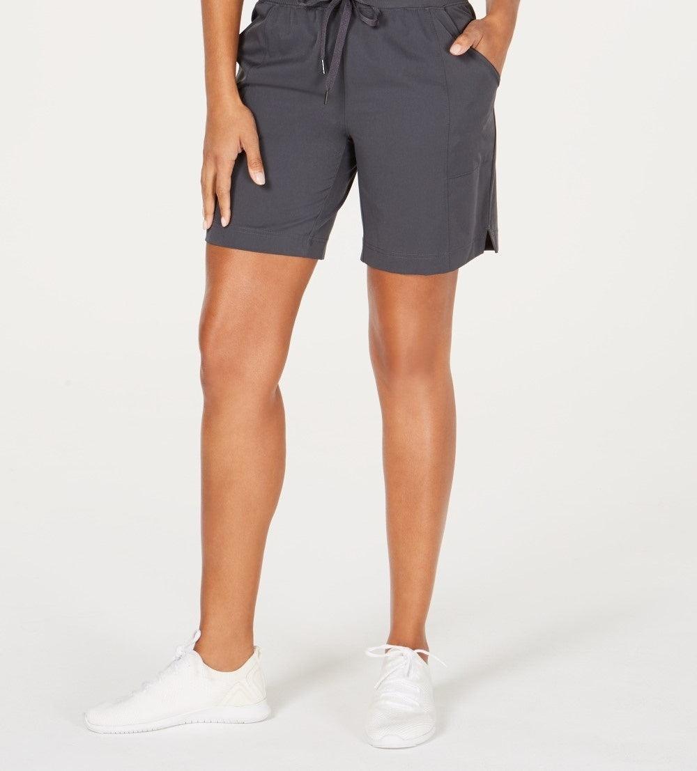 Shorts Feminino Ideology 7 Woven Cinza Tamanho Grande