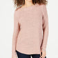Suéter feminino Petite Shine da INC International Concepts, rosa, tamanho pequeno