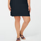 Saia plus size feminina Charter Club azul tamanho 28W