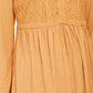 Top drapeado com renda frontal feminino Style &amp; Co, dourado, tamanho extragrande