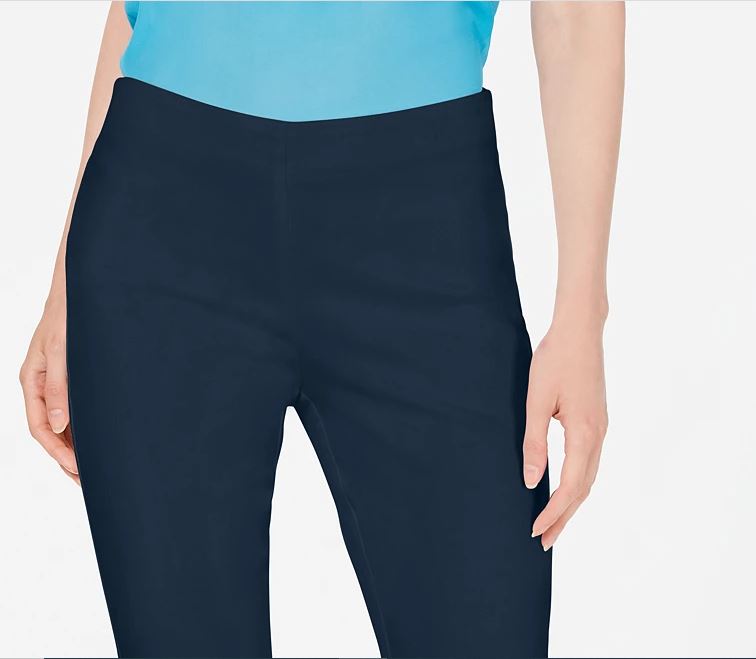 Calça Chelsea Stretch Twill Feminina Charter Club Azul Tamanho 10