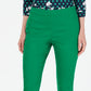 Calça skinny feminina Charter Club Chelsea Stretch Twill, verde, tamanho 2, pequena