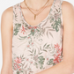 Regata feminina estampada estilo &amp; co rosa tamanho pequeno médio