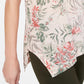 Regata feminina estampada estilo &amp; co rosa tamanho pequeno extragrande
