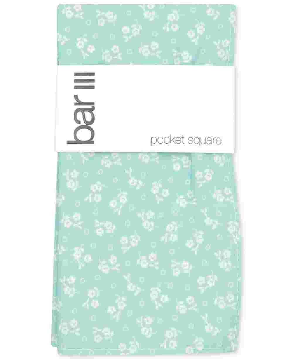 Lenço de bolso Talbot Floral Business Masculino Bar III Azul Marinho Tamanho Regular