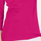 Karen Scott Top feminino de algodão com decote redondo, tamanho pequeno, vermelho, tamanho grande