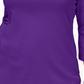 Karen Scott Blusa Plus Size Feminina de Algodão com Decote Redondo Roxo Tamanho 0x