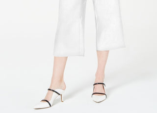 Calças culotte Alfani para mulher, tamanho pequeno, médio, branca