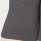 Karen Scott Blusa Feminina de Algodão com Gola Henley Cinza Escuro Tamanho Pequeno Grande