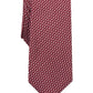 Gravata de pescoço masculina Alfani Perrone de seda mista, vermelha, tamanho regular