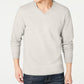 Moletom texturizado com gola dividida masculino INC International Concepts, tamanho X-G, branco