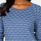 Karen Scott Suéter Texturizado Feminino Azul Marinho Tamanho Médio