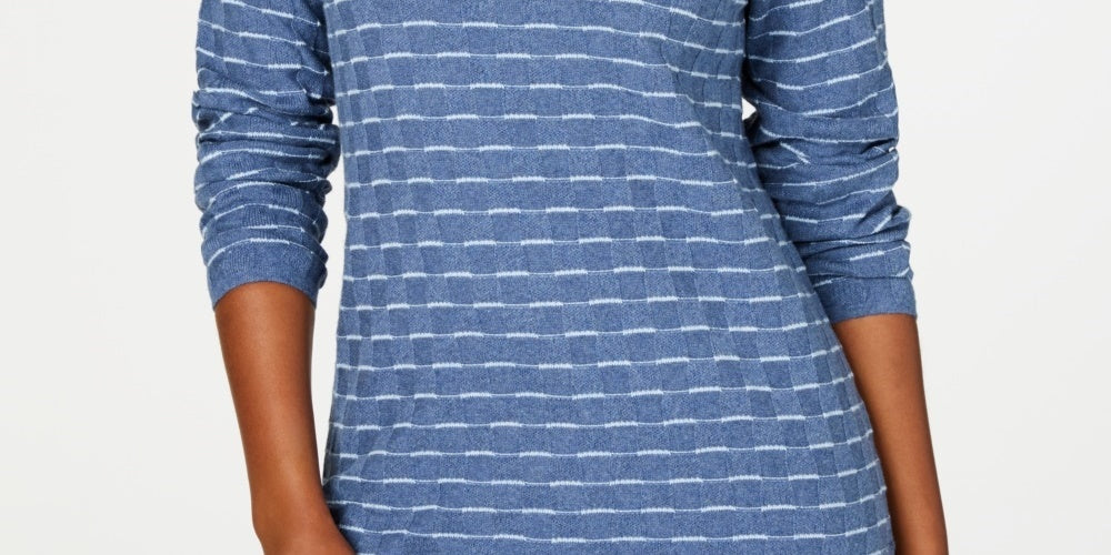 Karen Scott Suéter Texturizado Feminino Azul Marinho Tamanho Médio