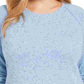 Karen Scott Suéter Confetti Plus Size Feminino Azul Tamanho 0X
