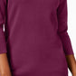 Blusa feminina Karen Scott de algodão com decote canoa, roxa, tamanho médio