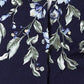 Karen Scott Cardigan Feminino Estampado Floral Azul Marinho Tamanho Médio