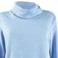 Karen Scott Top esportivo feminino com gola alta, azul marinho, tamanho extragrande
