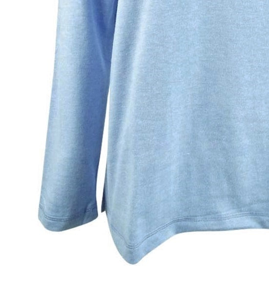 Karen Scott Top esportivo feminino com gola alta, azul marinho, tamanho extragrande