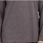 Karen Scott Sport Top Feminino Gola Redonda Cinza Escuro Tamanho Grande